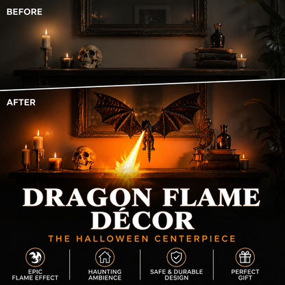 🐉 PROMO FLASH : 60% DE RÉDUCTION ! 🔥 Décoration Flamme de Dragon – PLA Soie – Effet Flamme Réaliste for Bibliothèque & Déco Halloween 🎃