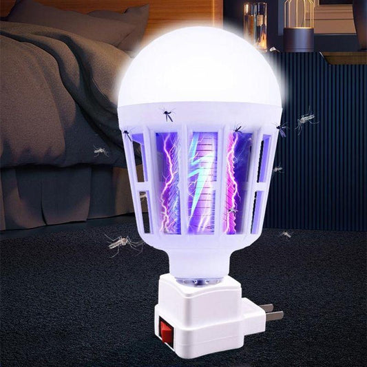 Ampoule anti-moustiques à LED – Culot à vis E27, pour usage intérieur/extérieur