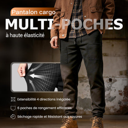 PLUS DE 50 000 UNITÉS VENDUES !🔥MultiPants – Pantalon cargo durable à poches multiples et très extensible