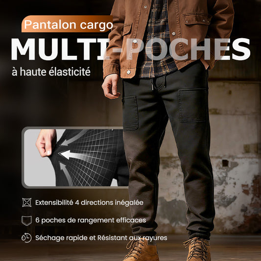 PLUS DE 50 000 UNITÉS VENDUES !🔥MultiPants – Pantalon cargo durable à poches multiples et très extensible