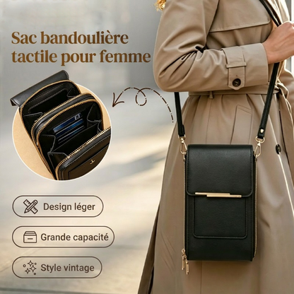 🔥Soldes exceptionnels 57 % de réduction -🎁Sacoche pour téléphone portable à écran tactile pour femme🤩