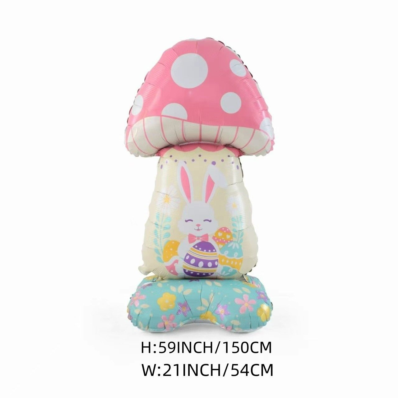 🐰 58% DE RÉDUCTION ! 🎉 Ballons 3D sur Pied pour Pâques – Géants Lapin/Carotte/Poussin/Œuf – Décoration Festive, Gonflage à l'Air & Parfait pour Enfants/Jardin 🌷
