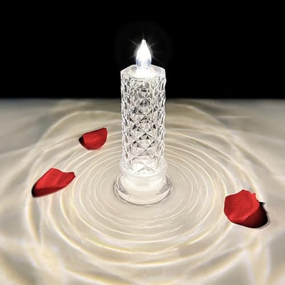 🕯️ 50 % DE RÉDUCTION EN CE MOMENT ! ✨ Lampes de table LED à cristaux - Lampes de table romantiques pour la nuit🎁
