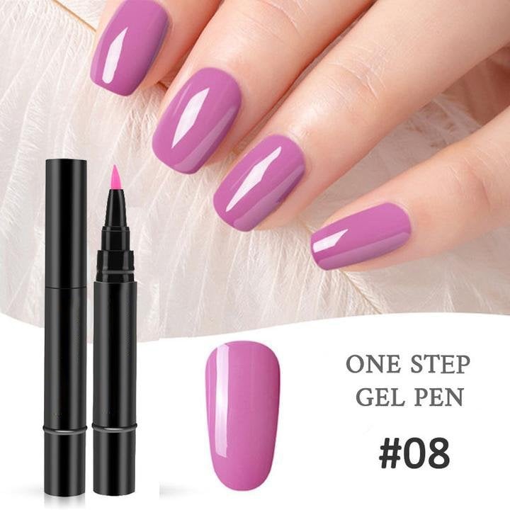 💅 Offre à durée limitée : 1 acheté, 1 offert - 19,99 € ! ✨ Stylo gel pour ongles « One Step » 🎨 Mini-lampe UV de poche offerte 💡