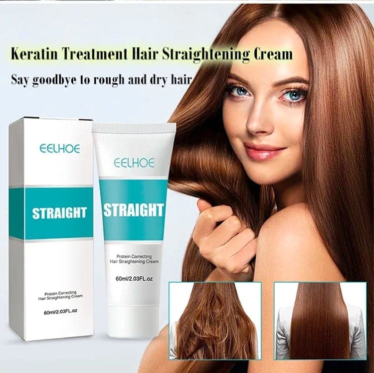 Soie et brillance Crème lissante pour cheveux