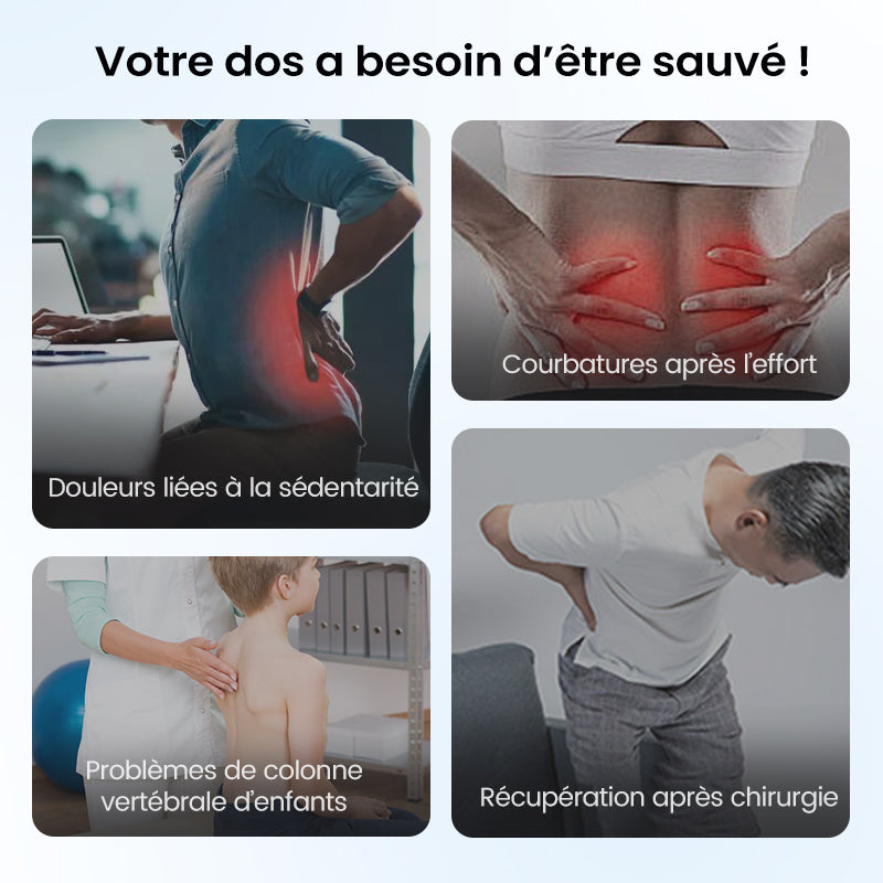 Étireur Lombaire Magnétique Avec Massage D’acupuncture Pour