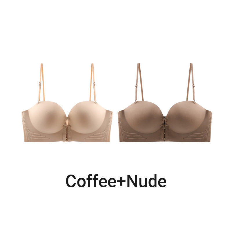 🏆Soutien-gorge sans bretelles à fermeture avant antidérapant🌿👑