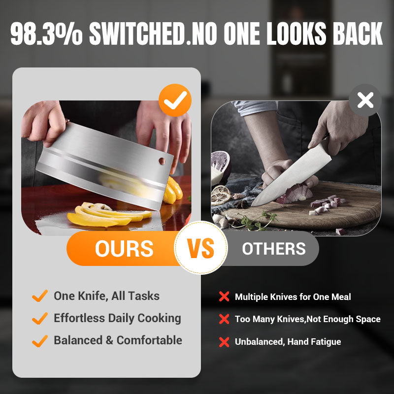 🔪 Couteau de cuisine forgé, tranchant et durable ! ⚔️