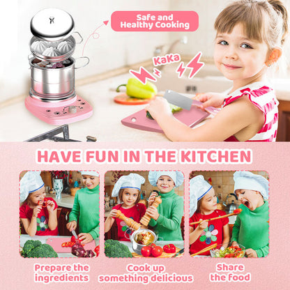 🎁[Meilleur cadeau pour enfant]🍳Mini cuisine jouet pour enfants - Set de 22 pièces
