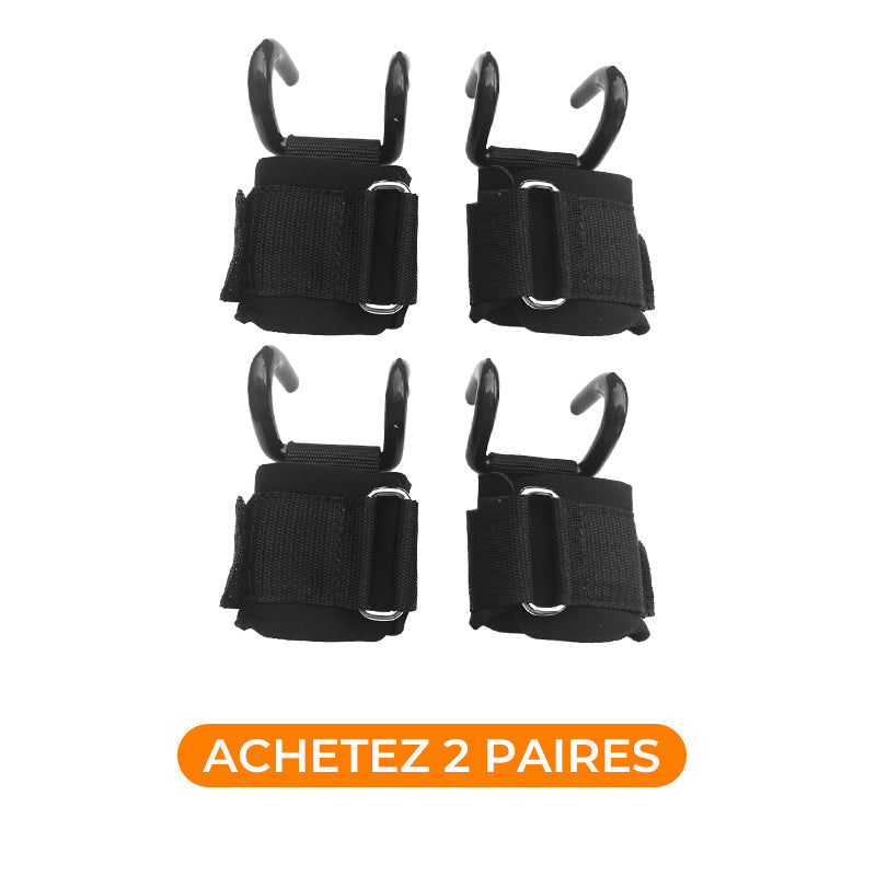 💎 49% DE RÉDUCTION ! 💎 Sangles de Poignet Robustes à Crochets pour Haltérophilie – Prise Ultrasécurisée, Confort Maximal & Support Musculaire Intensif