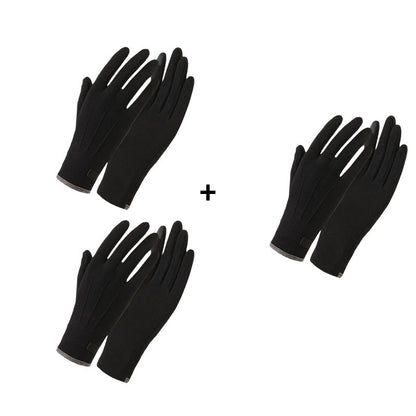 Gants chauds coupe-vent avec écran tactile et poignée antidérapante