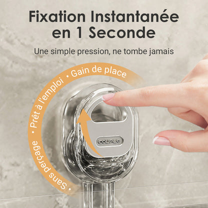 🔥Nouvelle mise à niveau 🍃Vente chaude 50% Off🔥Support de rangement à ventouse avec trou de drainage【Vente directe d'usine】
