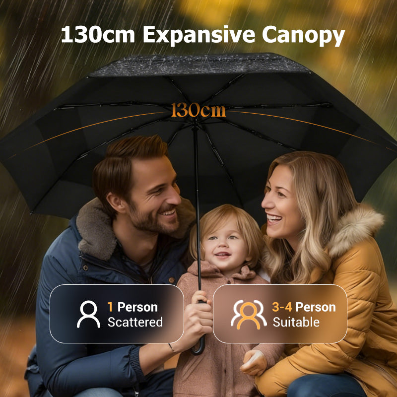 🌂55 % de réduction🔥Grand parapluie pliable avec 12 baleines résistantes au vent