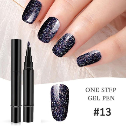 💅 Offre à durée limitée : 1 acheté, 1 offert - 19,99 € ! ✨ Stylo gel pour ongles « One Step » 🎨 Mini-lampe UV de poche offerte 💡