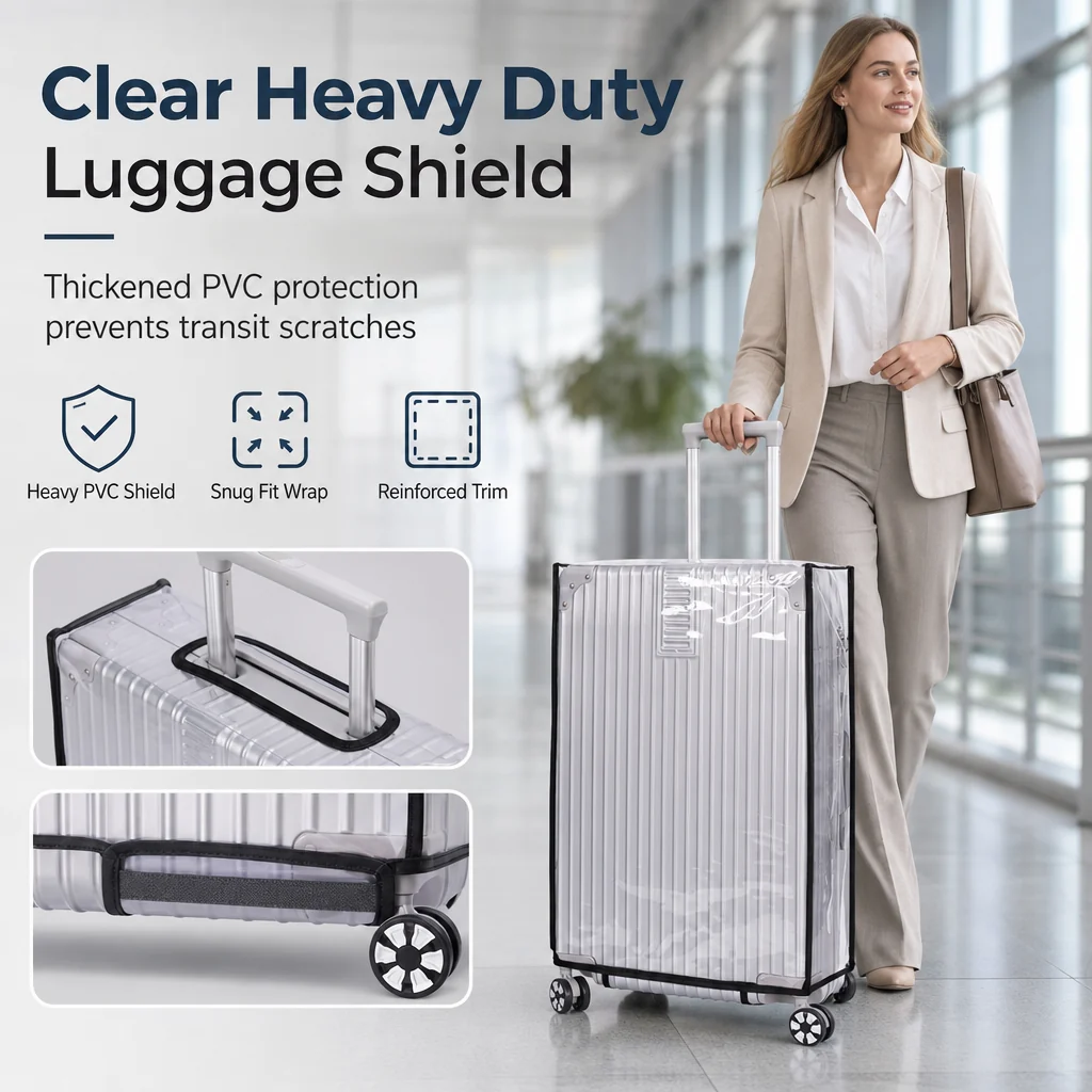 Housse de valise imperméable et résistante aux rayures