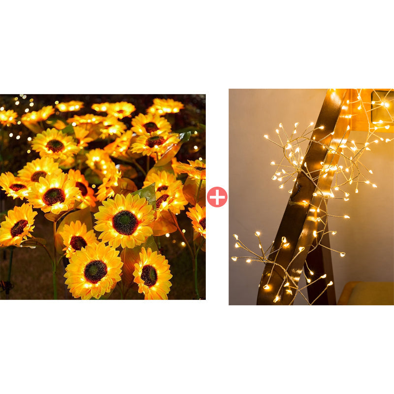 🌻50 % DE RÉDUCTION ! ☀️ Lampes solaires tournesol étanches – Pétales réalistes, indice de protection IP65 et allumage automatique 8 à 12 h ☀️🌻