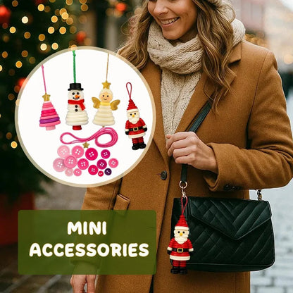 ⏰ Promotion du dernier jour : 50% OFF！✨ Kit de décoration DIY avec boutons 🎅🎄