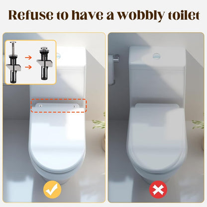 🔥DERNIER JOUR - 1 ACHETÉ, 1 OFFERT🔥Vis de fixation pour siège de toilettes à usage intensif