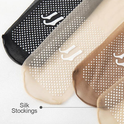 💞 Chaussettes en soie cristalline antidérapantes et invisibles (Super promotion ⛄ ACHETEZ-EN 2 ET BÉNÉFICIEZ DE 5 % DE RÉDUCTION)