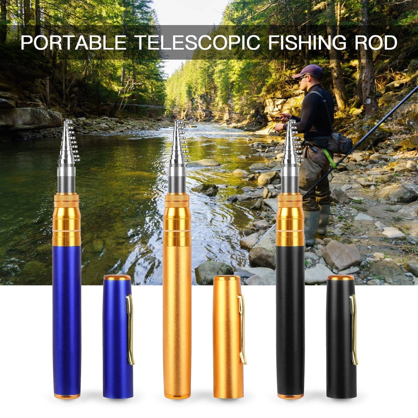 🔥SUCCÈS DE 2026 🎣 Canne à pêche de poche – Promotion à ne pas manquer !