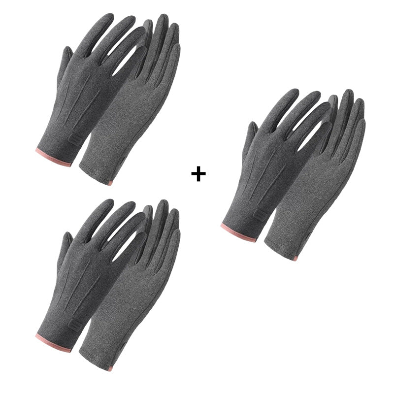 Gants chauds coupe-vent avec écran tactile et poignée antidérapante
