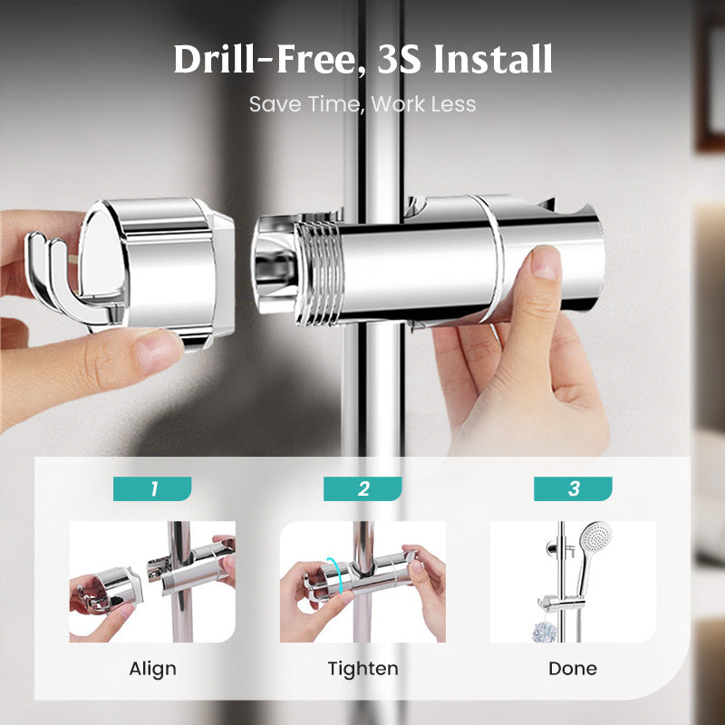 🚿💥50 % DE RÉDUCTION – Support de douchette sans perçage