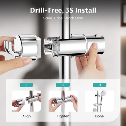 🚿💥50 % DE RÉDUCTION – Support de douchette sans perçage