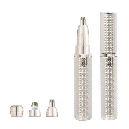 ✂️🔋 Tondeuse de précision 3-en-1 – Têtes interchangeables, lames lavables, rechargeable USB, le stylo de toilettage qui s’occupe du visage et du corps avec une précision chirurgicale 💈💪