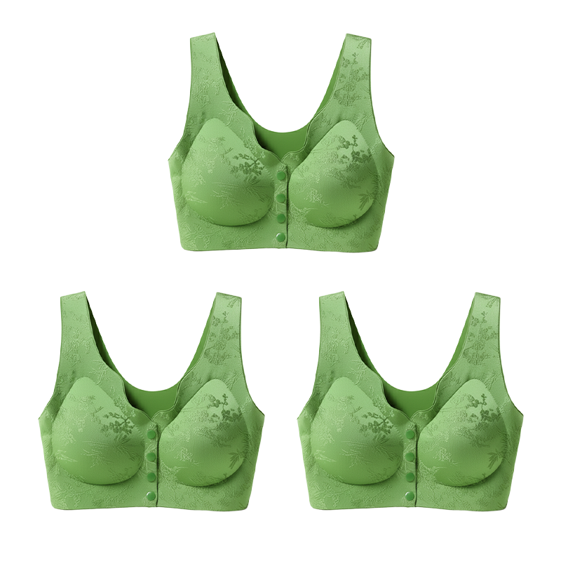 🏆Soutien-Gorge Confortable Sans Armature avec Fermeture Frontale🌿