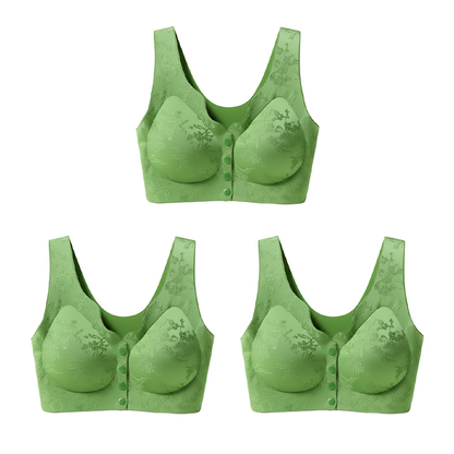 🏆Soutien-Gorge Confortable Sans Armature avec Fermeture Frontale🌿