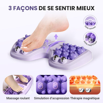🏆Apaisement Immédiat ! Rouleau de Massage Portable à Deux Têtes pour les Pieds🦶🌿