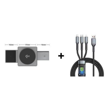 🔥Offres spéciales - Station de recharge magnétique sans fil pliable 3 en 1