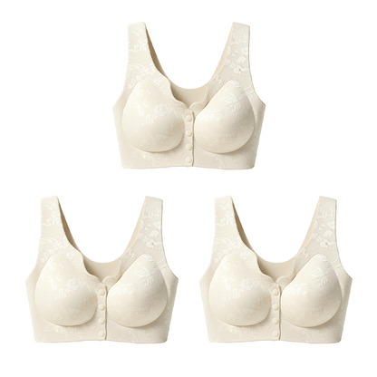 🏆Soutien-Gorge Confortable Sans Armature avec Fermeture Frontale🌿