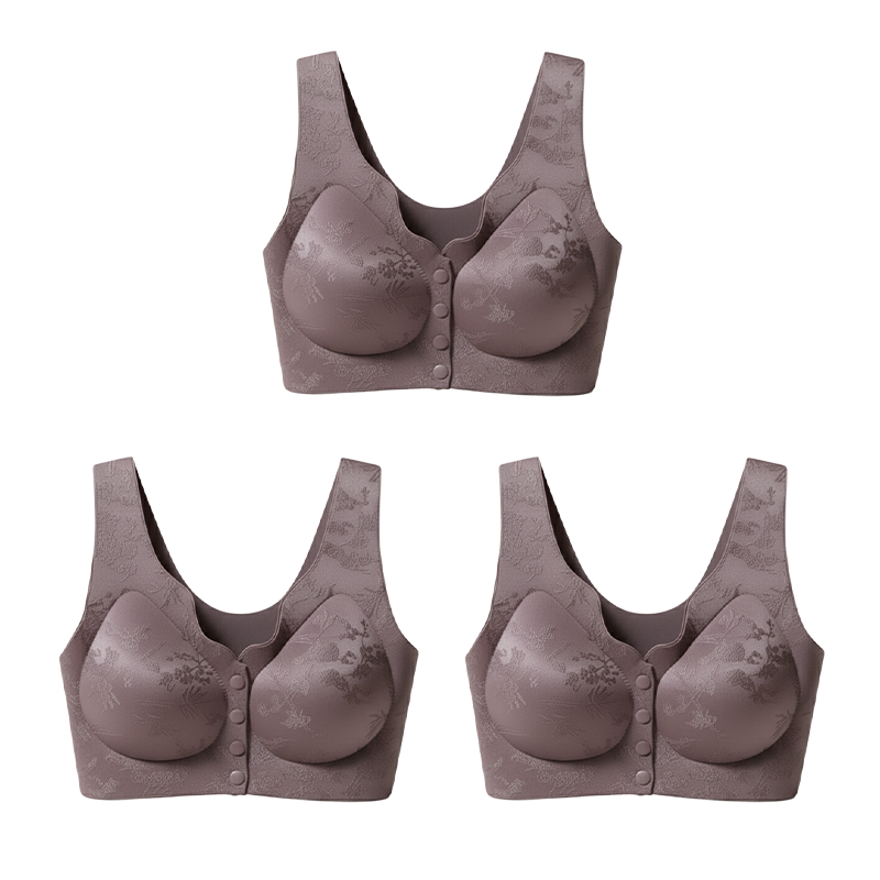 🏆Soutien-Gorge Confortable Sans Armature avec Fermeture Frontale🌿