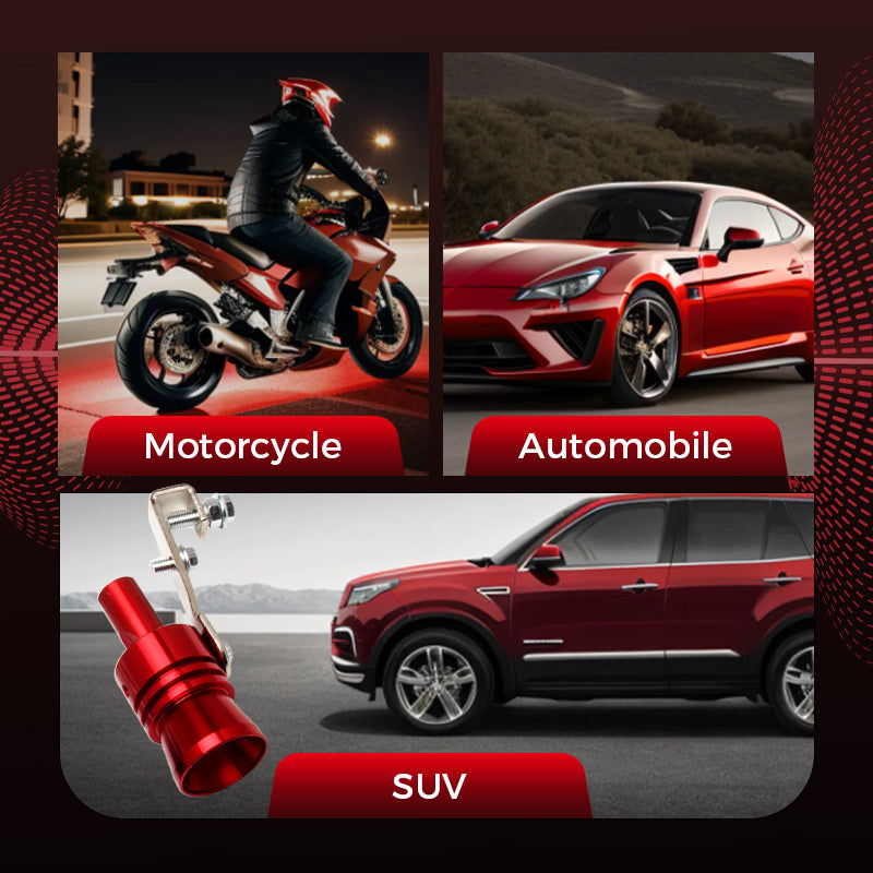 🏎️💨Nouveauté 2025🏍️ Sifflet simulateur de bruit turbo pour toutes les voitures - Donnez à n'importe quel véhicule le rugissement instantané d'une voiture de sport !