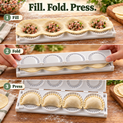 PIEROGIES Moule à raviolis – Moule de cuisine pour raviolis & presse à raviolis à l'eau