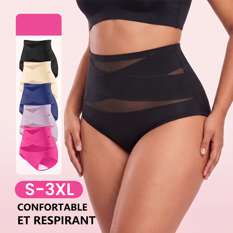 💗Achetez 1, obtenez 1 gratuit💗Sous-vêtements taille haute pour femmes avec contrôle du ventre