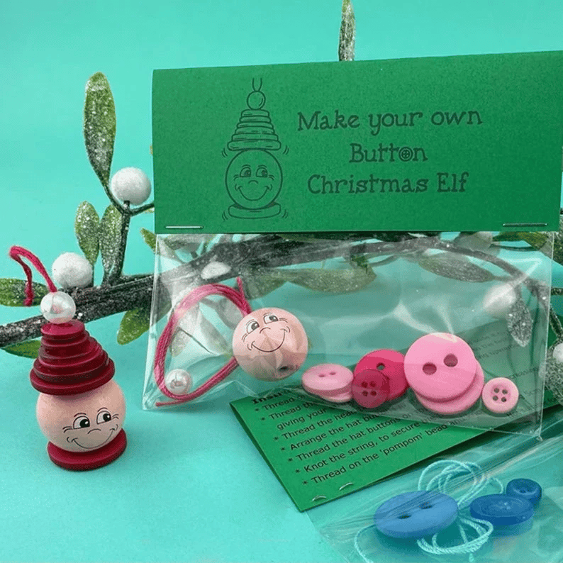 ⏰ Promotion du dernier jour : 50% OFF！✨ Kit de décoration DIY avec boutons 🎅🎄