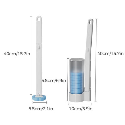 ⚡ Système de nettoyage jetable pour toilettes – Nettoyage hygiénique en un clic, ne laisse aucun résidu, facile à utiliser et jetable 🧼