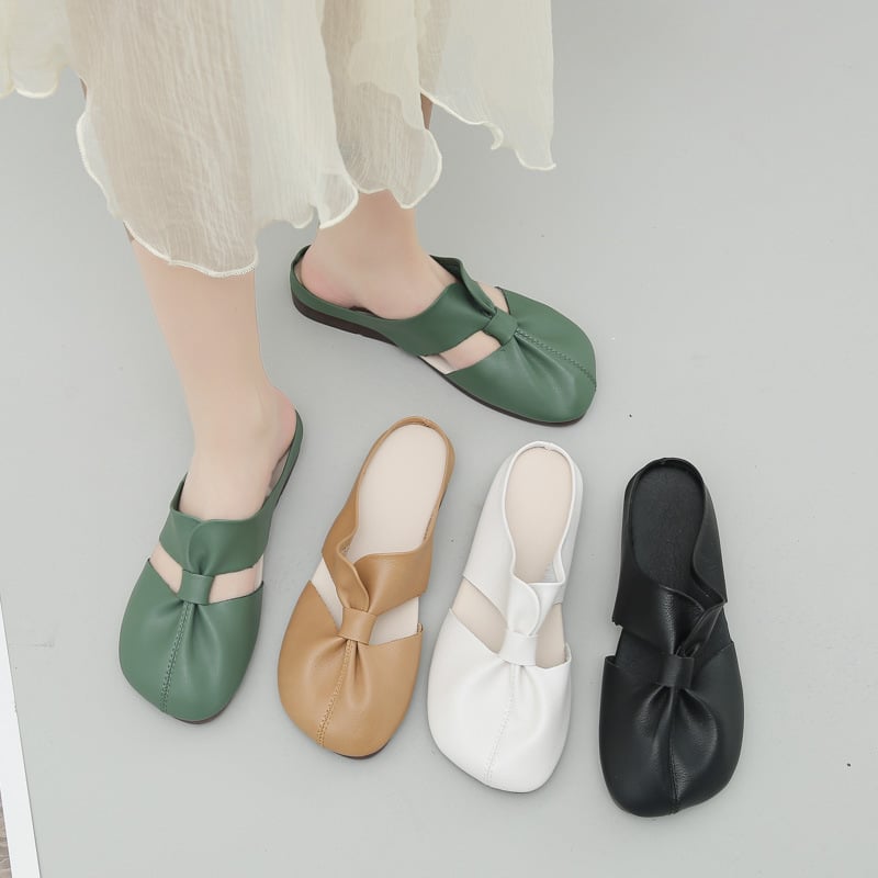 🎊Achetez 2 économisez 10%&Livraison gratuite👣Mules plates à découpes