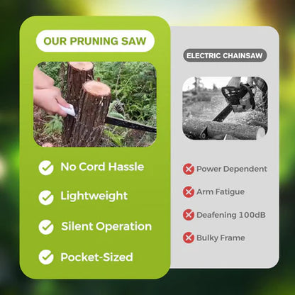 📢📢50% de réduction ! 🔥 Scie d’élagage universelle en acier SK5 – Lame tranchante, poignée ergonomique & fourreau inclus, idéale pour tous les arbres ! 🌳