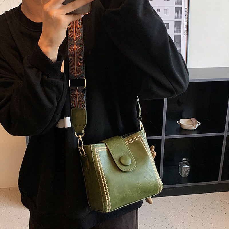 🔥53% de réduction👜Sac de mode vintage avec bandoulière large réglable