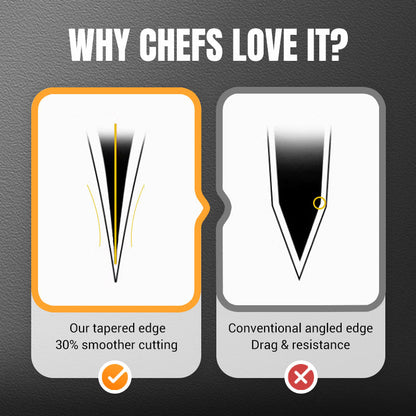 🔪 Couteau de cuisine forgé, tranchant et durable ! ⚔️