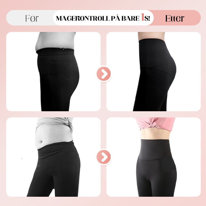 Leggings de yoga à taille haute avec renfort au niveau des fesses, contrôle abdominal et poche latérale