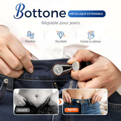 🏆Bouton-pression à allonge métallique à ressort pour jean🔩👖