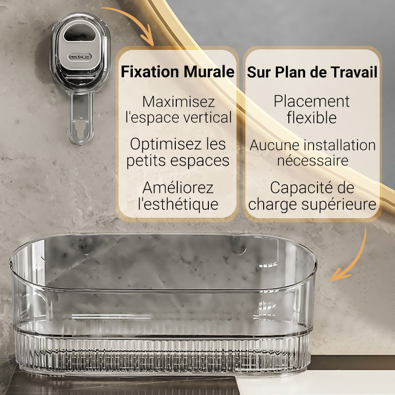 🔥Nouvelle mise à niveau 🍃Vente chaude 50% Off🔥Support de rangement à ventouse avec trou de drainage【Vente directe d'usine】