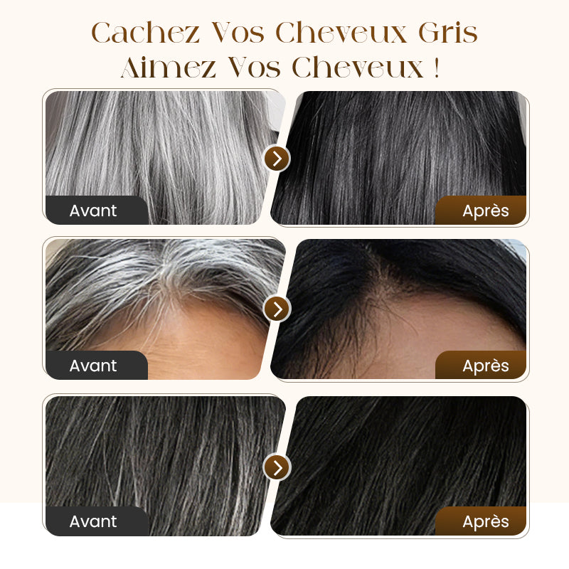 🔥 DERNIERES HEURES – 50% DE RÉDUCTION ! Peigne Colorant 2 en 1 pour Cheveux Gris – Sans Chimie, Sans Taches, Résistant à l’Eau
