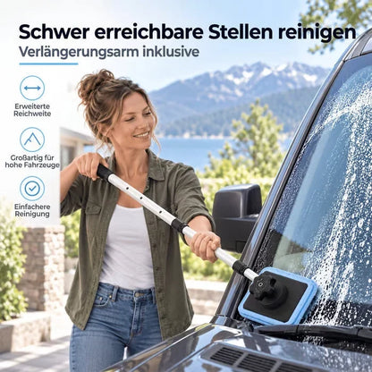 Nettoyant magnétique double face pour vitres de voiture | Kit de nettoyage sans traces pour vitres automobiles