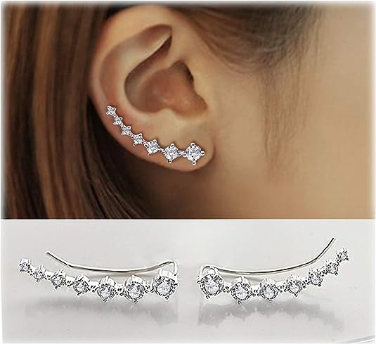 🎁Vente chaude du Nouvel An 2024🎁🔥Boucles d'oreilles diamant sept étoiles