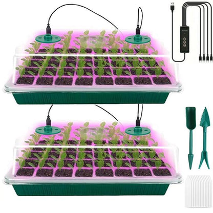 📢📢55 % DE RÉDUCTION !! ⏰Palettes de culture pour semences avec lampe de croissance